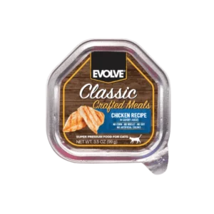 EVOLVE CAT CLAS BAND CRAFTED MEALS POLLO X 99 GR Evolve alimento mascotas Skapets Colombia