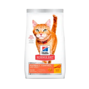 HILLS F ADULT HAIRBALL CONTROL LIGHT X 7 LB Hill's alimento mascotas Skapets Colombia