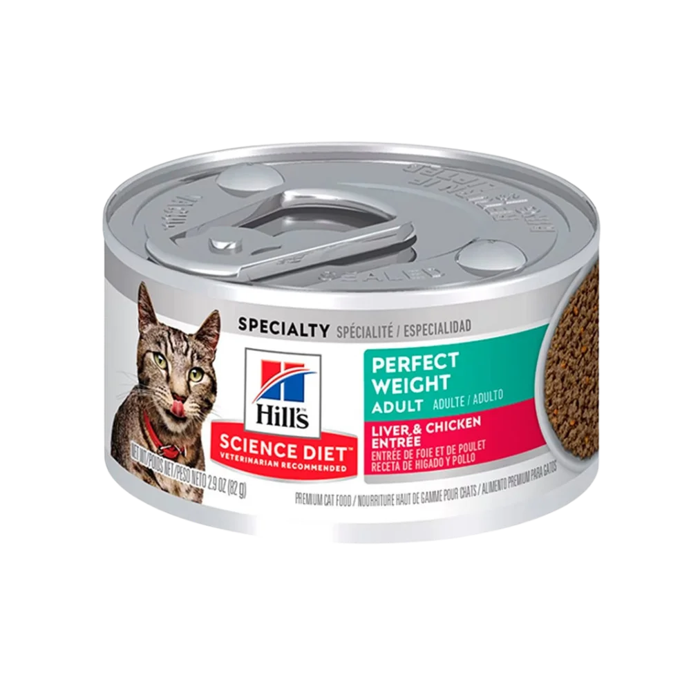 HILLS F ADULT PERFECT WEIGHT 2.9 oz LATA (0.08KG) Hill's alimento mascotas Skapets Colombia