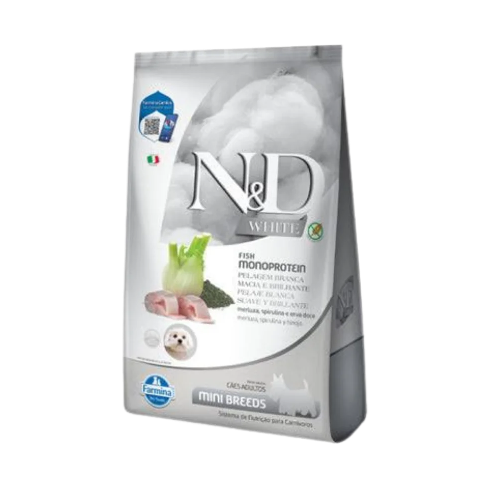 ND WHITE C AD MI X 2 KG Farmina N&D alimento mascotas Skapets Colombia