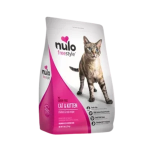 NULO CAT & KITTEN X POLLO BACALAO Gatos alimento mascotas Skapets Colombia