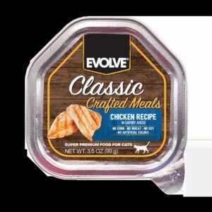 EVOLVE CAT CLAS BAND CRAFTED MEALS POLLO X 99 GR Evolve alimento mascotas Skapets Colombia