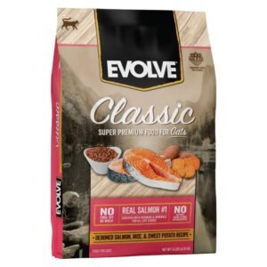EVOLVE CAT CLASSIC SALMON 14 LB 6.35 KL Evolve alimento mascotas Skapets Colombia