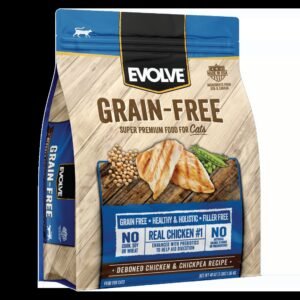EVOLVE CAT GRAIN FREE CHICKEN POLLO 3LB Evolve alimento mascotas Skapets Colombia