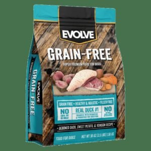 EVOLVE DOG FRAIN FREE DUCK- PATO X 11 LB 4.98 KG Evolve alimento mascotas Skapets Colombia