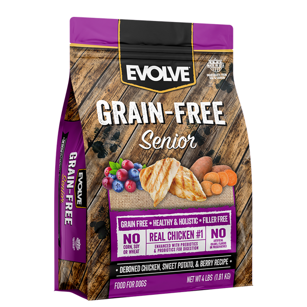 EVOLVE DOG GRAIN FREE SENIOR POLLO