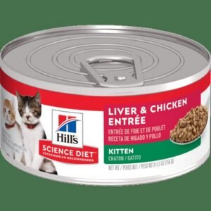 HILLS F KITTEN LIVER & CHICKEN LATA X 5,5OZ Gatos alimento mascotas Skapets Colombia