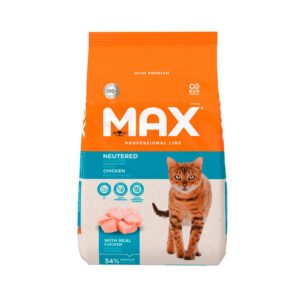 MAX CAT CASTRADOS X 3 KG Gatos alimento mascotas Skapets Colombia