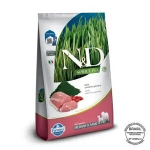 ND SPIRULINA C SUINO AD MD/MX X 10.1KG Farmina N&D alimento mascotas Skapets Colombia