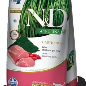 ND SPIRULINA F AD CAST SUINO X 1.5 KG Farmina N&D alimento mascotas Skapets Colombia