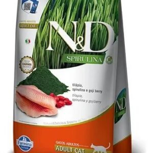 ND SPIRULINA F KITTEN TILAPIA X 1.5KG Farmina N&D alimento mascotas Skapets Colombia