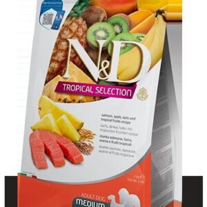 ND TROPICAL C AD MD/MX SALMON X 10+2 KG Farmina N&D alimento mascotas Skapets Colombia