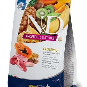 ND TROPICAL F  AD CASTRADO X 7KG Farmina N&D alimento mascotas Skapets Colombia