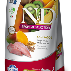 ND TROPICAL F FRANGO ADT CASTRADO X 1.5 KG Farmina N&D alimento mascotas Skapets Colombia