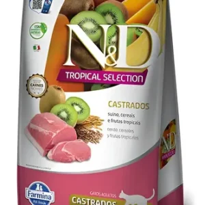ND TROPICAL F SUINO AD CASTRADO X 1.5KG Farmina N&D alimento mascotas Skapets Colombia