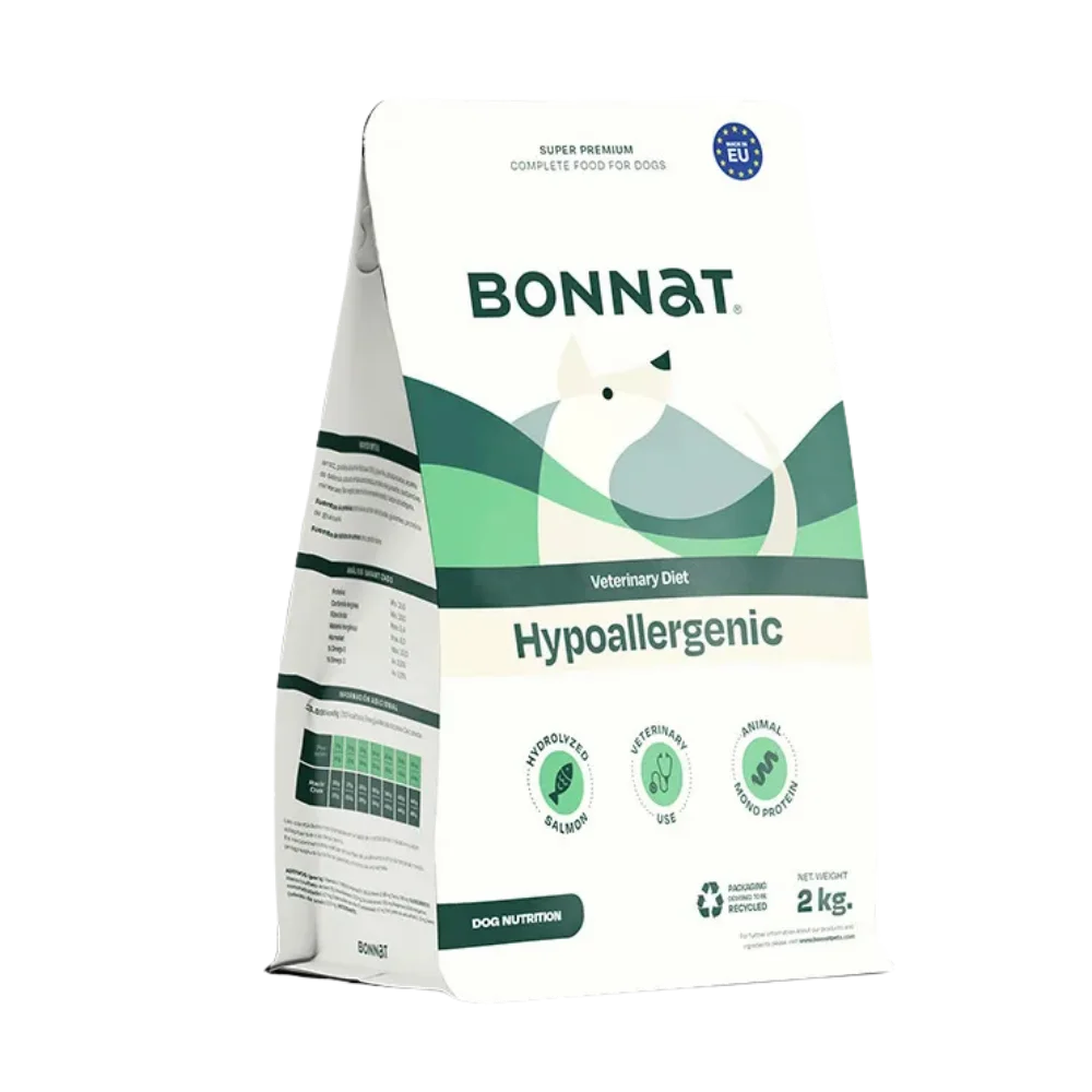BONNAT VETERINARY DIET CANINE HYPOALLERGENIC 2K Bonnat alimento mascotas Skapets Colombia