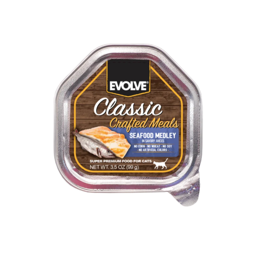 EVOLVE CAT CLAS BAND CRAFTED MEALS SEAFOO X 99 GR