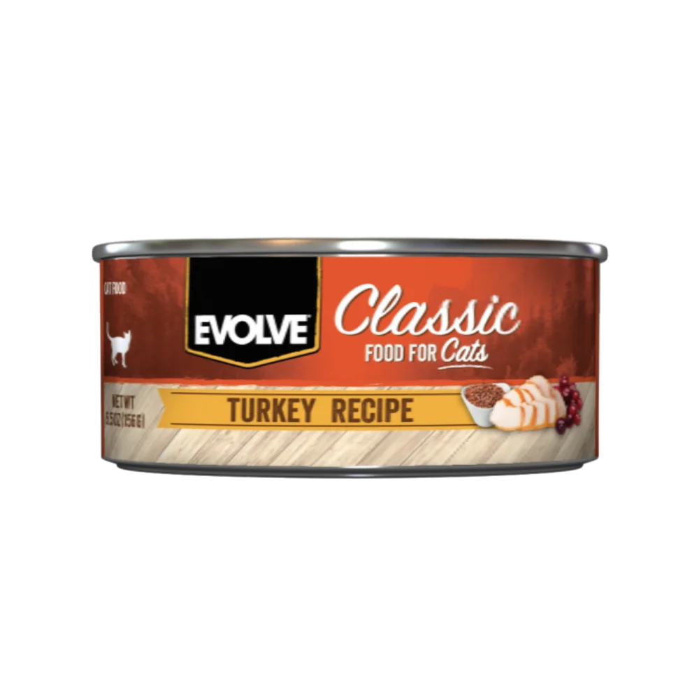 EVOLVE CAT CLASSIC LATA TURKEY PAVO 5.5 OZ 156 GR