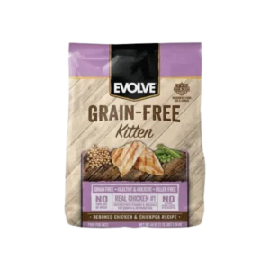EVOLVE CAT GRAIN FREE KITTEN CHICKEN - POLLO 2.75 LB Evolve alimento mascotas Skapets Colombia