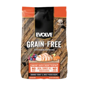 EVOLVE DOG GRAIN FREE PAVO X 13LB Evolve alimento mascotas Skapets Colombia