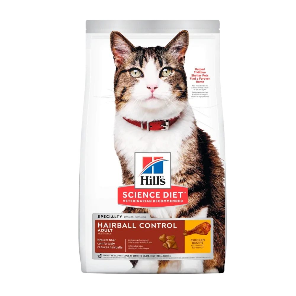 HILLS F ADULT HAIRBALL Hill's alimento mascotas Skapets Colombia