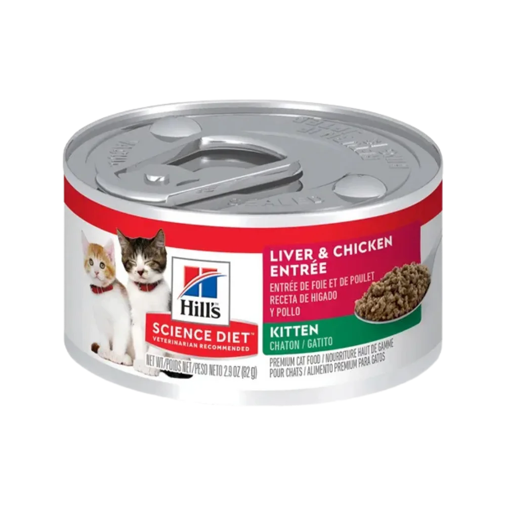 HILLS F KITTEN LIVER & CHICKEN LATA X 5,5OZ Gatos alimento mascotas Skapets Colombia