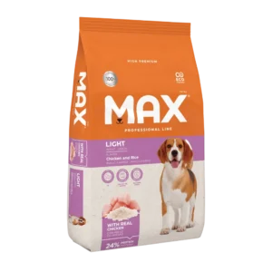 MAX LIGHT FRANGO & ARROZ Max alimento mascotas Skapets Colombia