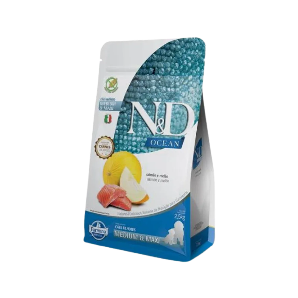 ND OCEAN C PUPPY MED MAX X 2.5 KG SALMON Farmina N&D alimento mascotas Skapets Colombia