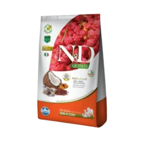 ND QUINOA F AD SKIN PEIXE X 1.5KG Farmina N&D alimento mascotas Skapets Colombia