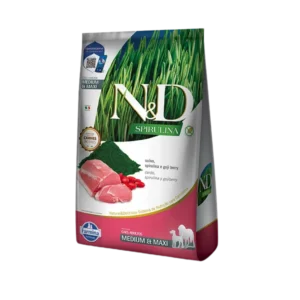 ND SPIRULINA C SUINO AD MD/MX X 10.1KG Farmina N&D alimento mascotas Skapets Colombia