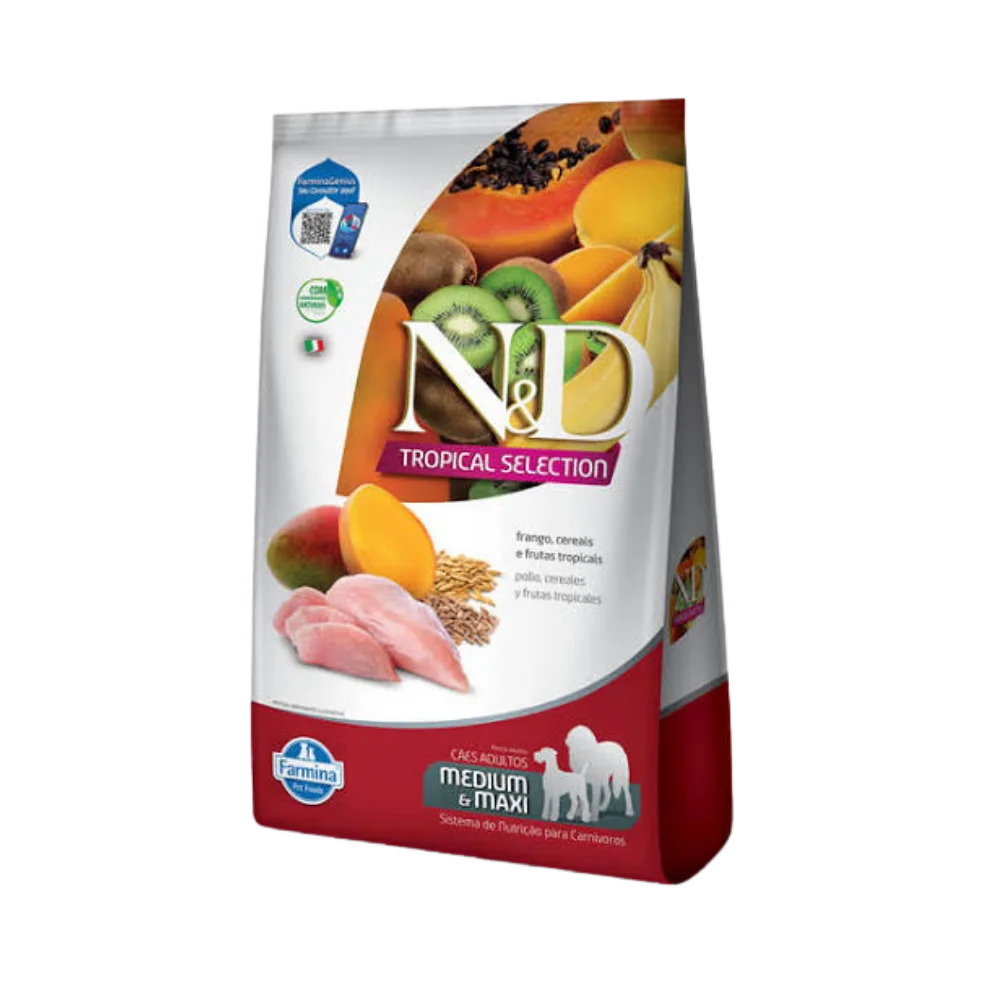 ND TROPICAL C AD MD/MX FGO X 10,1 KG Farmina N&D alimento mascotas Skapets Colombia