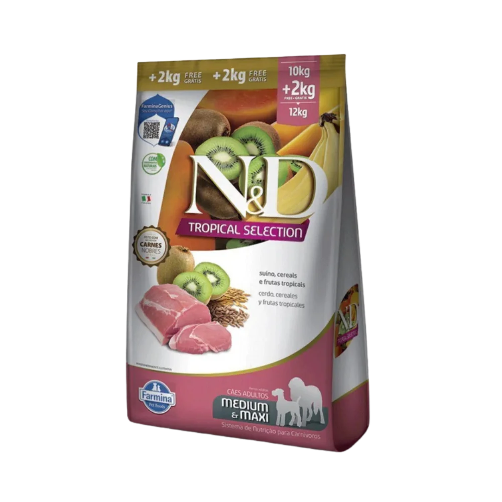 ND TROPICAL C AD MD/MX SUINO X 10,1KG Farmina N&D alimento mascotas Skapets Colombia